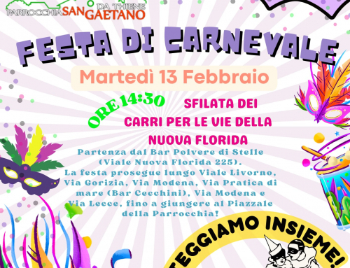 Festa di Carnevale – Martedì 13 Febbraio